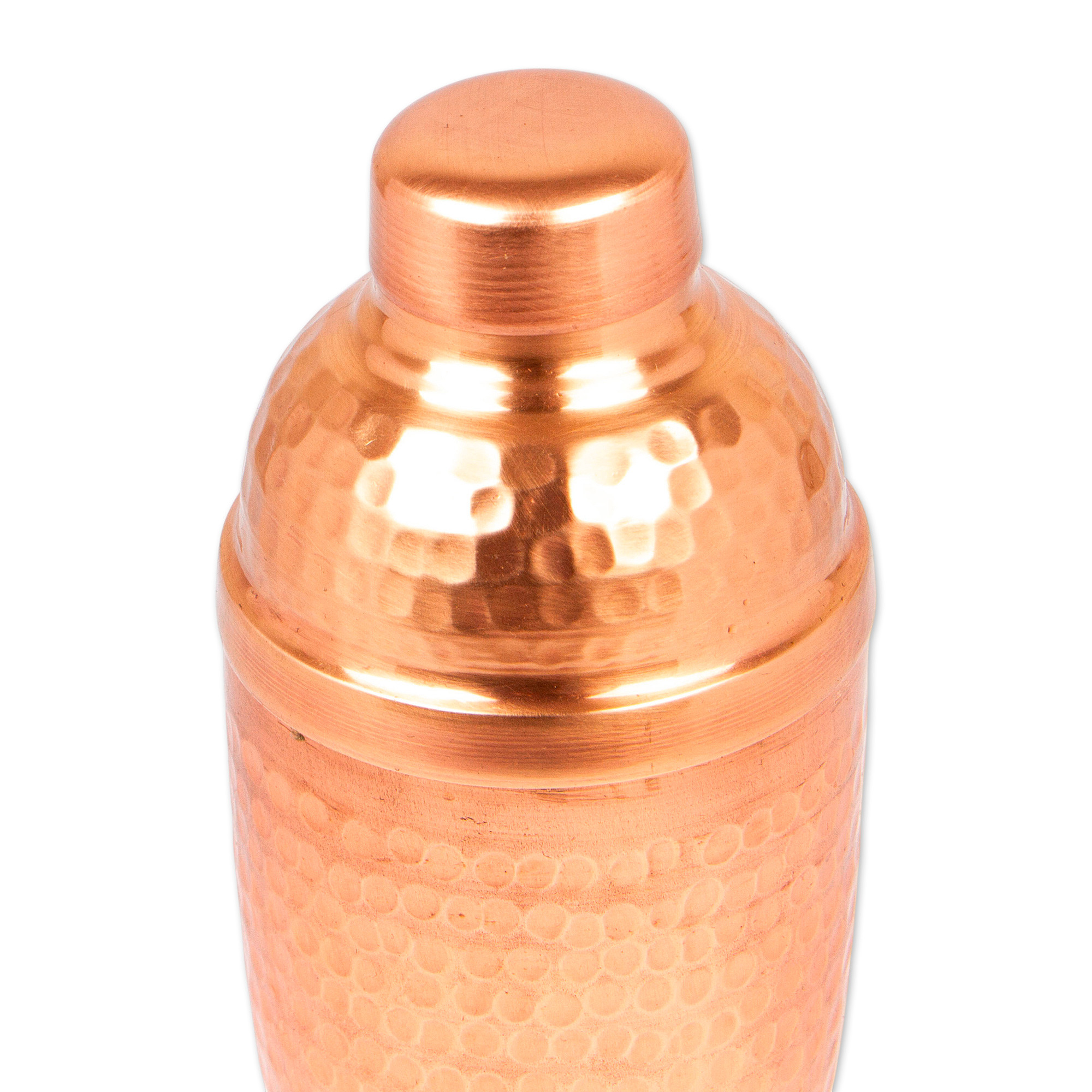 Hammered Copper Cocktail Shaker from Mexico Chic Mixologist NOVICA