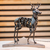 Escultura de autopartes recicladas - Escultura de ciervo de autopartes de metal reciclado de México