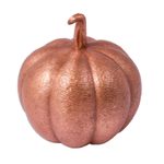 Copper decorative accent, 'Beautiful Pumpkin' (6.5 inch) - Textured Copper Pumpkin Decorative Accent (6.5 Inch)