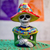 Keramikskulptur - Handbemalte Catrina-Skulptur aus Keramik aus Mexiko