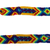 Cotton wristband bracelets, 'Artisanal Geometry' (set of 3) - Colorful Geometric Cotton Wristband Bracelets (Set of 3)