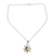 Amber pendant necklace, 'Ancient Sun' - Sun-Themed Amber Pendant Necklace from Mexico thumbail