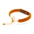 Amber wristband bracelet, 'Age-Old Elegance in Saffron' - Amber Wristband Bracelet with Saffron Cord from Mexico (image 2d) thumbail