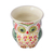 Ceramic flower pot, 'Owl Planter' - Colorful Ceramic Owl Flower Pot from Mexico