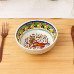 Ceramic bowls, 'Festive Piñata' (pair) - Piñata-Themed Ceramic Bowls from Mexico (Pair)