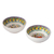 Ceramic bowls, 'Festive PiÃ±ata' (pair) - PiÃ±ata-Themed Ceramic Bowls from Mexico (Pair) (image 2a) thumbail
