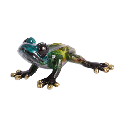 Figurine bronze Frog 
