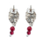 Agate dangle earrings, 'Sweet Prickly Pears' - Prickly Pear-Themed Agate Dangle Earrings (image 2e) thumbail