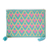 Cotton cosmetic bag, 'Geometric Pastels' - Geometric Pastel Cotton Cosmetic Bag from Mexico (image 2a) thumbail