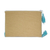 Cotton cosmetic bag, 'Geometric Pastels' - Geometric Pastel Cotton Cosmetic Bag from Mexico (image 2b) thumbail