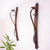 Iron and wood wall sconces, 'Rustic Light' (pair) - Rustic Barrel Stave Wall Sconces from Mexico (Pair) thumbail
