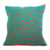 Cotton cushion cover, 'Chiapas' - Hand-woven Cotton Brocade Cushion Cover From Mexico (image 2a) thumbail
