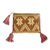 Cotton coin purse, 'Subtle Geometry' - Olive and Beige Cotton Coin Purse from Mexico (image 2a) thumbail