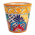 Ceramic flower pot, 'Talavera Delight' - Floral Talavera-Style Ceramic Flower Pot from Mexico (image 2b) thumbail