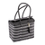 Handwoven tote, 'Perfect Stripes' - Handwoven Black and White Striped Tote from Mexico (image 2a) thumbail