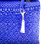 Handwoven tote, 'Lapis Equilibrium' - Eco-Friendly Handwoven Tote in Lapis Blue  from Mexico (image 2d) thumbail