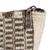Leather accented wool shoulder bag, 'Autumn Patterns' - Striped Leather Accented Wool Shoulder Bag from Mexico (image 2b) thumbail