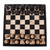 Marble chess set, 'Cafe Battle' - Brown and Black Marble Chess Set from Mexico (image 2b) thumbail