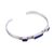 Lapis lazuli cuff bracelet, 'Rectangular Blue' - Taxco Lapis Lazuli Cuff Bracelet from Mexico (image 2c) thumbail