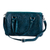 Leather handbag, 'Pine Green Garden' - Floral and Leaf Pattern Leather Handbag in Pine Green
