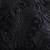 Leather handbag, 'Black Garden' - Floral and Leaf Pattern Black Leather Handbag from Mexico (image 2b) thumbail
