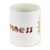 Ceramic mug, 'Happiness' - Folk Art Sun Ceramic Mug from Mexico