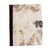 Recycled paper journal, 'Marbled Veins' - Suede Accented Recycled Amate Paper Journal in Beige