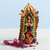 Ceramic sculpture, 'Angelic Guadalupe' - Angel-Themed Ceramic Mary Sculpture from Mexico (image 2) thumbail