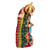 Ceramic sculpture, 'Angelic Guadalupe' - Angel-Themed Ceramic Mary Sculpture from Mexico (image 2b) thumbail