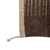 Teppich aus zapotekischer Wolle, 'Eternal Earth' - Zigzag Zapotec Wool Area Rug in Brown aus Mexiko