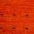 Zapotec wool area rug, 'Sun of Summer' (2.5x5) - Zapotec Wool Area Rug in Red and Orange from Mexico (2.5x5) (image 2b) thumbail