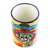 Ceramic vase, 'Brilliant Catrina' - Ceramic Catrina Vase Hand Painted in Mexico (image 2d) thumbail