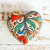 Joyero de cerámica - Joyero de cerámica en forma de corazón hecho a mano