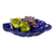 Ceramic snack bowl, 'Vineyard Fruit' - Hand Crafted Ceramic Snack Bowl from Mexico