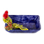 Ceramic snack bowl, 'Vineyard Visitor' - Bird and Grape Themed Ceramic Candy or Snack Bowl