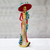 Ceramic sculpture, 'La Catrina Esperanza' - Hand Crafted and Painted Ceramic Catrina Sculpture thumbail