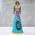 Keramikskulptur „La Catrina Graciela“ – handgefertigte Catrina-Figur aus Mexiko