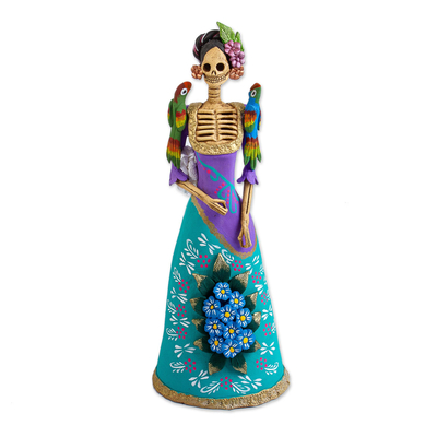 Artisan Crafted Catrina Figurine from Mexico