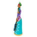 Ceramic sculpture, 'La Catrina Graciela' - Artisan Crafted Catrina Figurine from Mexico