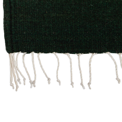 Alfombra de lana zapoteca, 'Oaxaca Rainbow' (2.5x4.5) - Alfombra de lana zapoteca tejida a mano en rayas de colores (2.5x4.5)