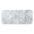 Marble cheese board, 'Elegant White' - White and Grey Marble Small Cheese Board