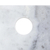 Marble cheese board, 'Mesa in White' - White and Grey Marble Cutting Board Handmade in Mexico (image 2c) thumbail