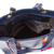 Cotton accent leather tote, 'Blue Chiapas Beauty' - Embroidered Blue Leather Tote Handbag from Mexico (image 2c) thumbail