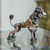 Recycled auto parts sculpture, 'Rustic Poodle' - Eco Friendly Recycled Metal Poodle Sculpture thumbail