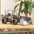 Recycled auto parts sculpture, 'Rustic Loader' - Rustic Metal Eco Art Loader Sculpture (image 2) thumbail