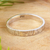 Unisex silver band ring, 'Subtle Texture' - Slender Textured 950 Silver Band Ring for Men and Women (image 2) thumbail