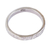 Unisex silver band ring, 'Subtle Texture' - Slender Textured 950 Silver Band Ring for Men and Women (image 2b) thumbail