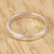 Unisex silver band ring, 'Polished' - Polished 950 Silver Unisex Band Ring (image 2) thumbail