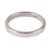 Unisex silver band ring, 'Polished' - Polished 950 Silver Unisex Band Ring (image 2a) thumbail