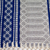 Tischläufer aus Baumwolle - Handgewebter Tischläufer aus blauer und elfenbeinfarbener Baumwolle mit Rückenriemen